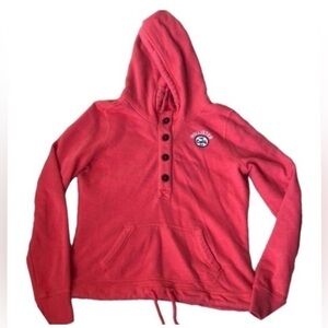 Hollister Women's Redish/pinkish Hoodie size large must have